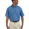 Men's Short-Sleeve Denim Shirt