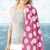 Polka Dot Velour Beach Towel