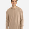 Unisex CVC Hoodie Long Sleeve T-Shirt