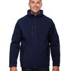 Men's Glacier Insulated Three-Layer Fleece Bonded Soft Shell Jacket with Detachable Hood