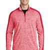 PosiCharge ® Electric Heather Colorblock 1/4 Zip Pullover
