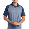PosiCharge ® RacerMesh ® Raglan Heather Block Polo