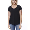 Ladies' CVC Loose Short-Sleeve Raglan