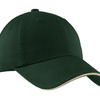 Sandwich Bill Cap with Striped Closure